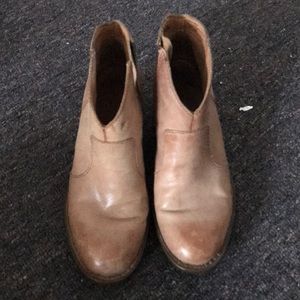 Born leather booties